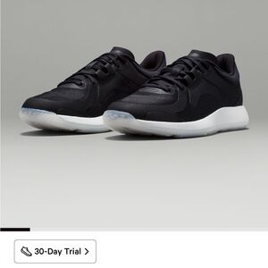 lululemon athletica Women's Black and White Athletic Sneakers